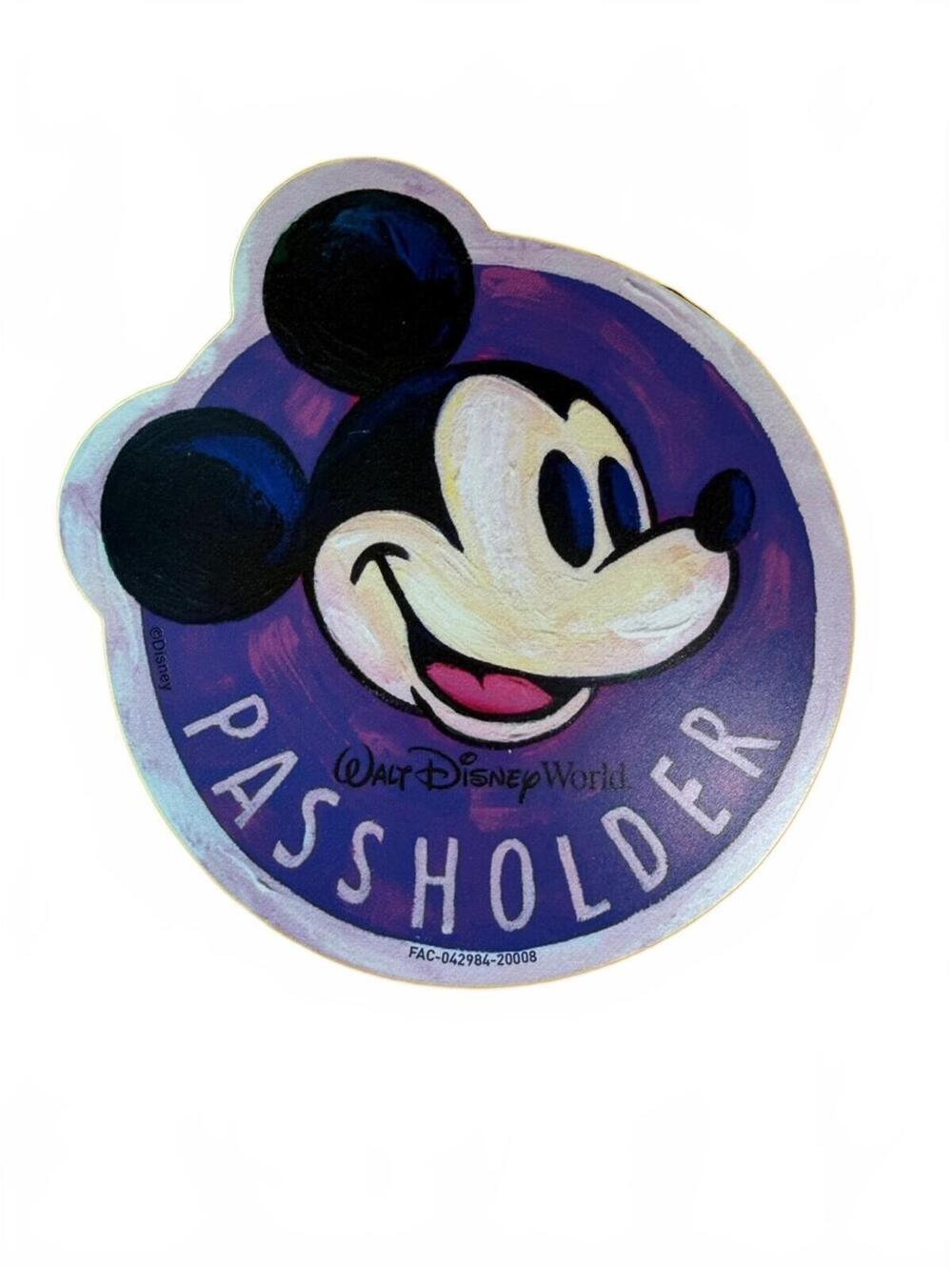 [RARE] Disney World Passholder Mickey Mouse Magnet - Festival of the Arts 2020
